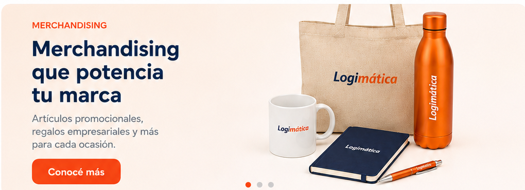 Merchandising Que Potencia Tu Marca · Productos Con Branding Logimática