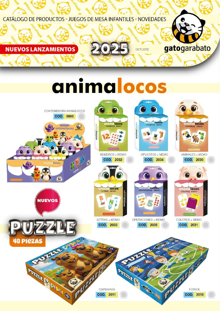 Portada Catálogo Gato Garabato