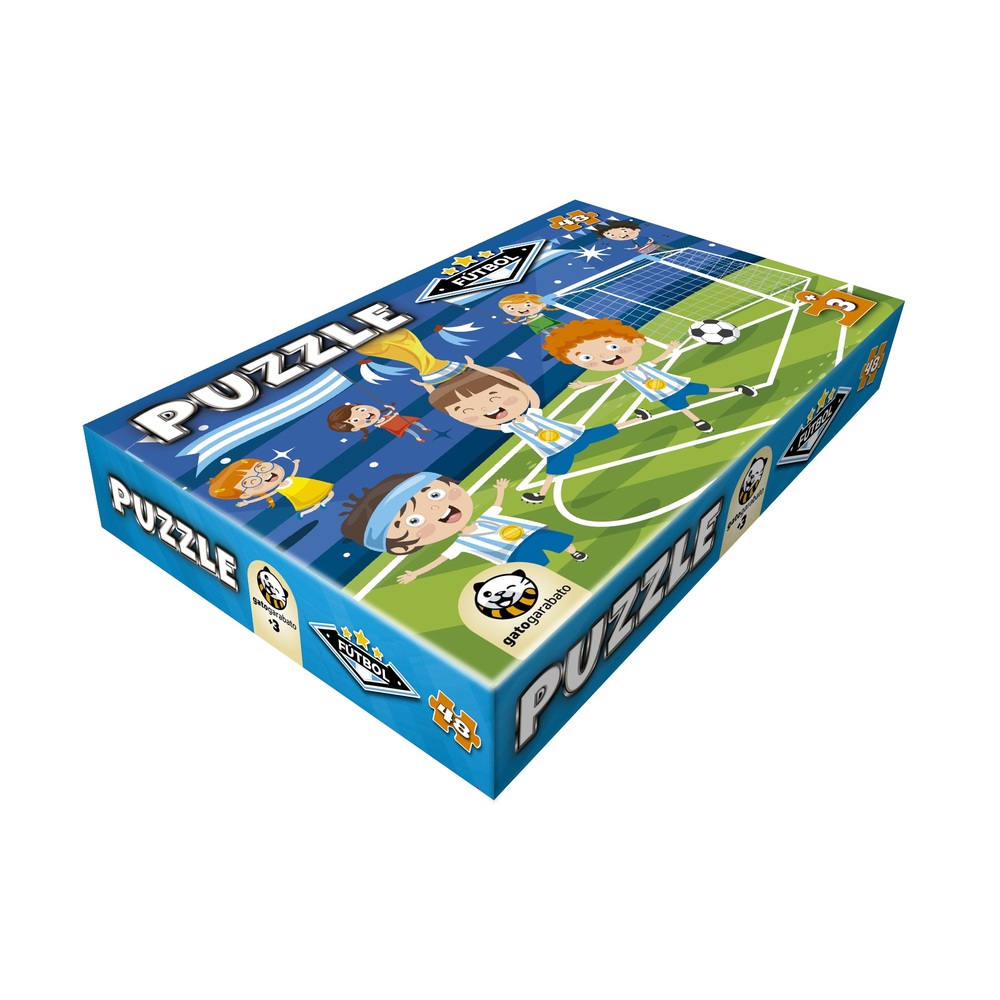 Puzzle Fútbol 48 Piezas – Gato Garabato