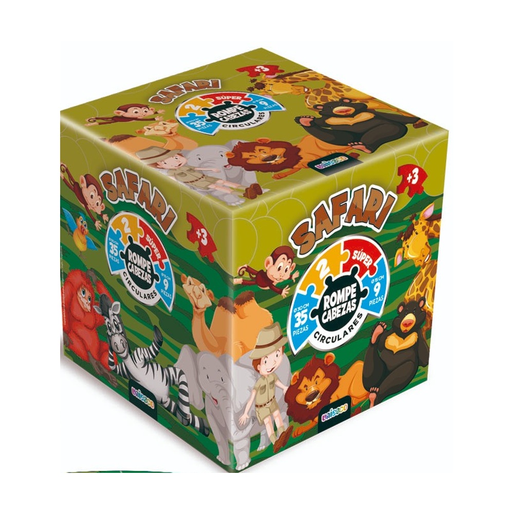 Rompecabezas Circular Safari 44 Piezas – Uniesco
