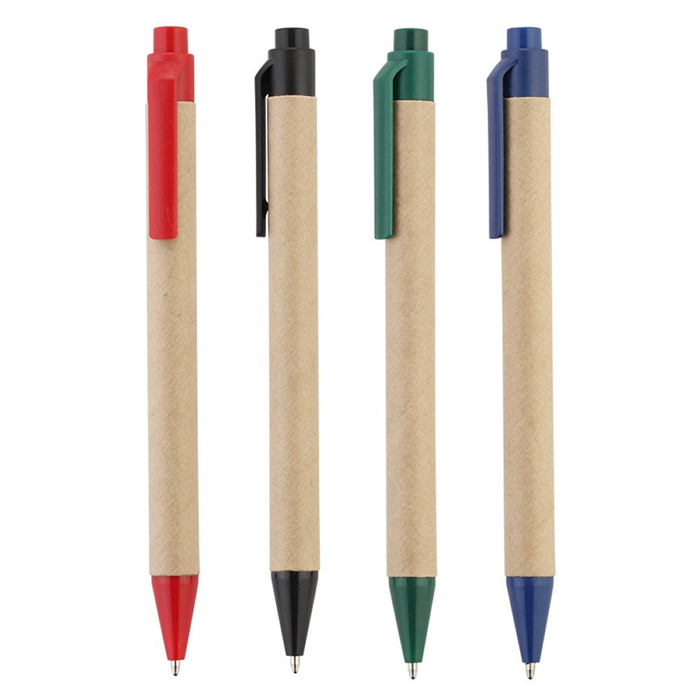 Bolígrafo Retráctil Eco Cartón Colores Clásicos