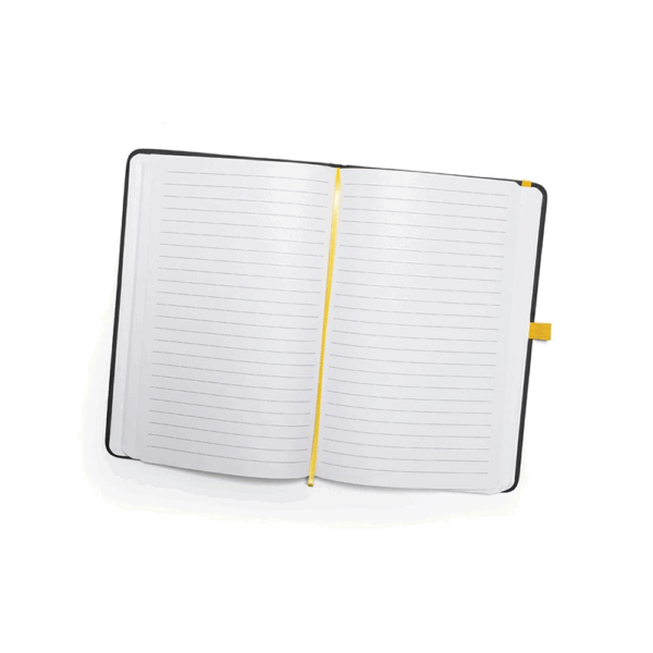 Libreta Anotador Tapa Dura Hoja Rayada, Señalador y Portalápices A5 - Imagen 2