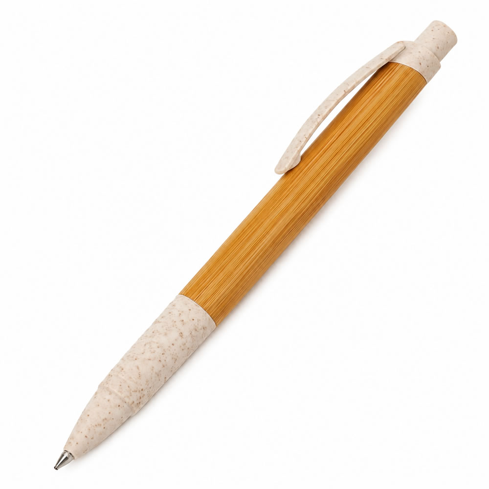Bolígrafo Retráctil Kolding Bamboo Detalles Eco Plástico - Imagen 3
