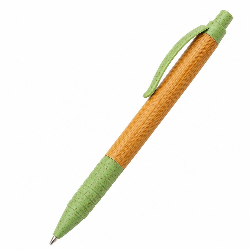 Bolígrafo Retráctil Kolding Bamboo Detalles Eco Plástico - Imagen 2
