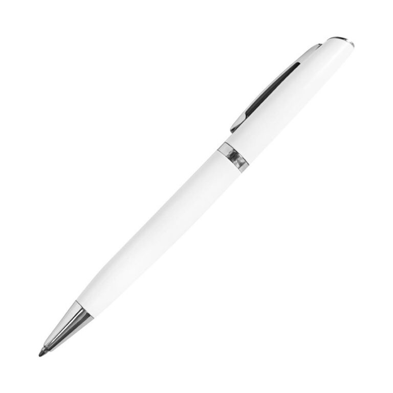 Bolígrafo Retráctil Mérica Blanco