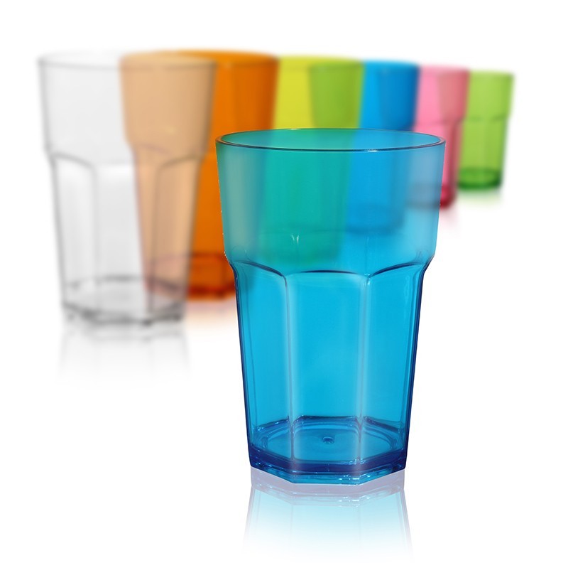 Vaso Facetado Apilable 520 cc