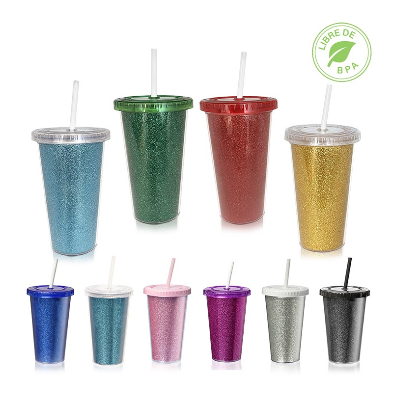 Vaso Star Glitter 500 cc